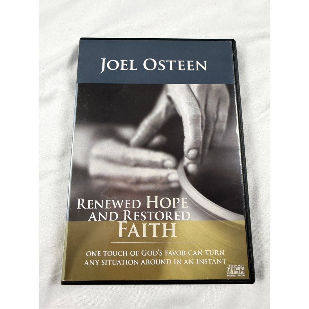 Joel Osteen RENEWED HOPE AND RESTORED FAITH audio CD Feel good Prosperity Gospel - Picture 5 of 8